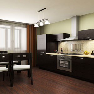Ремонт кухни в двухкомнатной квартире серии ИП46