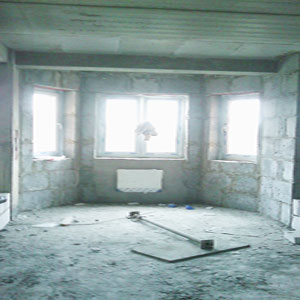Фотография эркера в квартире до производства ремонтных работ