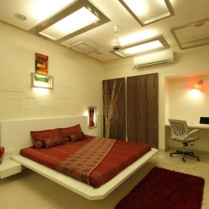 Интересный дизайн спальни в индийском стиле
