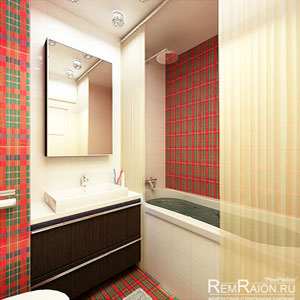 Ванная комната в шотландском стиле
