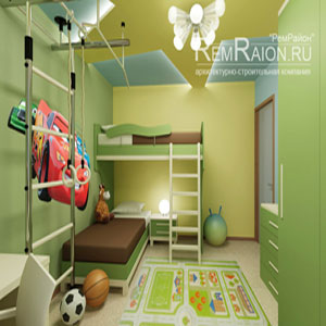 Дизайн детской комнаты в трехкомнатной квартире