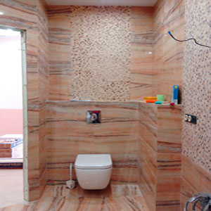 Ванная комната с мозайкой пример ремонта