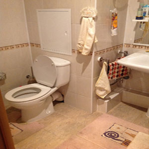 Ванная комната до начало ремонта