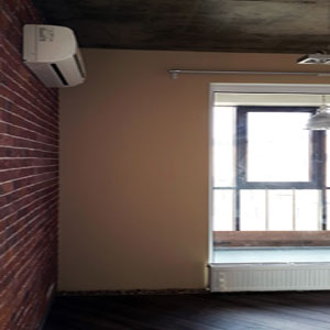 Фото отделки стены и пола в двухкомнатной квартире