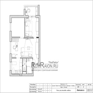План расстановки мебели трехкомнатной квартиры серии П-49Д