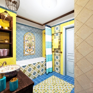 Ванная комната в византийском стиле